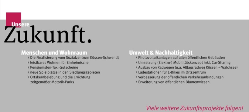 Unsere Zukunft (2) Unsere Zukunft (2)